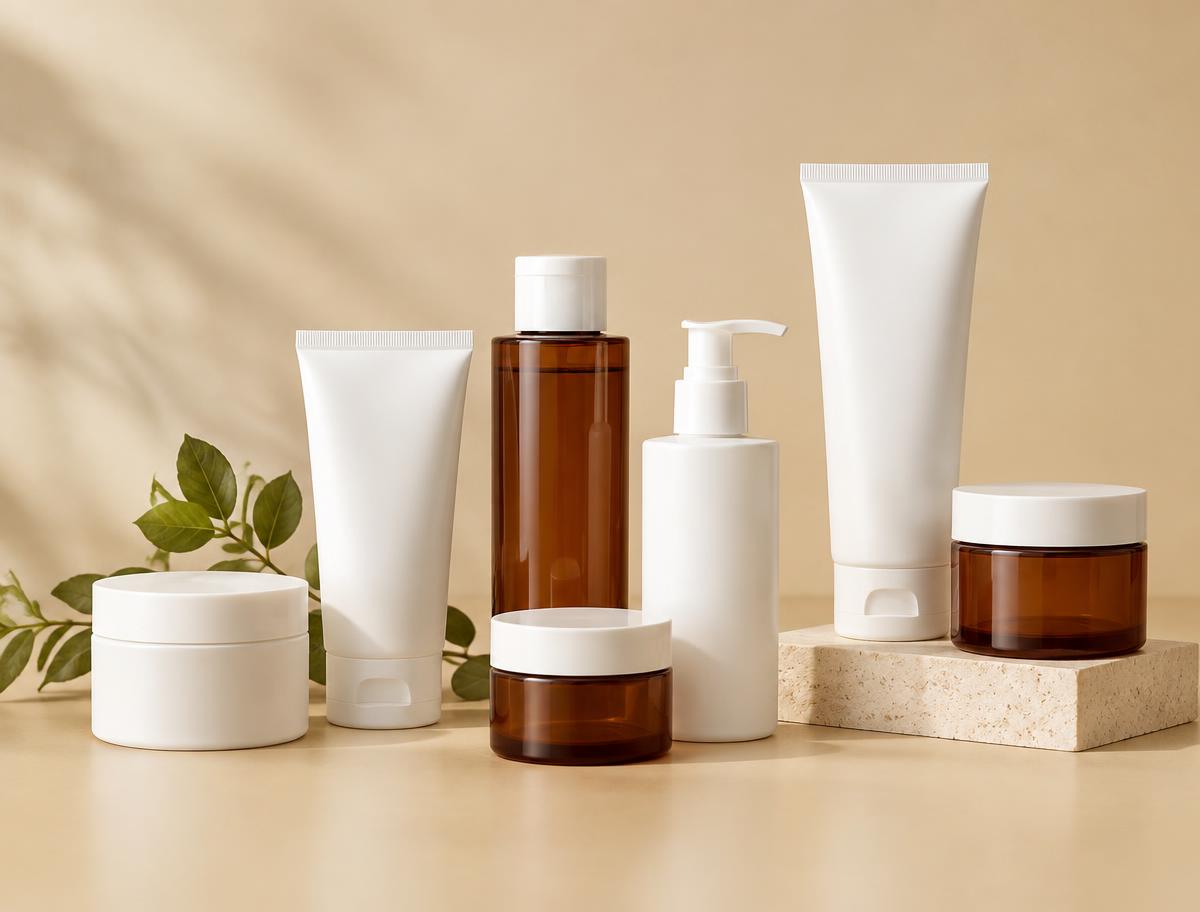 Cosmetic jars, tubes and pump bottles